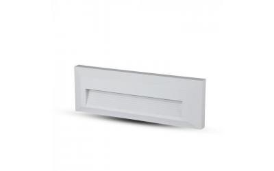 LED nástenné svietidlo obdĺžnik 3 W denná biela biele IP65