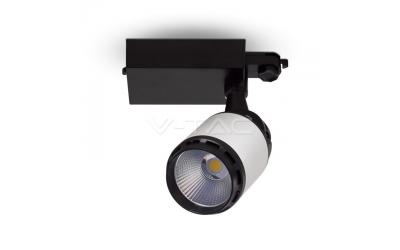 LED lištové svietidlo bielo-čierne 35 W denná biela 24°