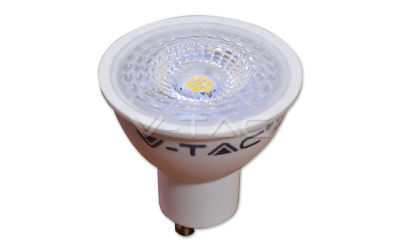 LED bodová žiarovka GU10 so šošovkou 7W teplá biela