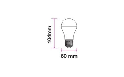 LED žiarovka E27 6,5 W teplá biela 5 rokov záruka A++