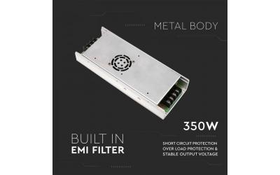 Napájací adaptér kovový SLIM 350 W 12 V IP20