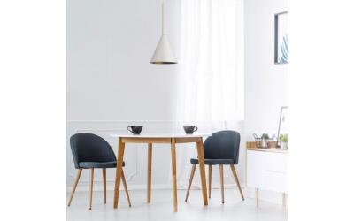Kužeľový biely hliníkový luster na E27 žiarovku priemer 160 mm
