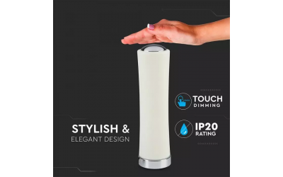 Dizajnová LED stolná lampa 18 W teplá biela so stmievaním
