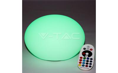 Nabíjateľné záhradné dekoratívne svietidlo ovál RGB 20x14 cm IP65
