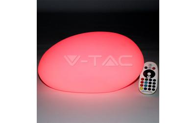 Nabíjateľné záhradné dekoratívne svietidlo skala RGB 28x21x17 cm IP65