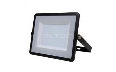 LED reflektor 100 W studená biela 5 rokov záruka čierny