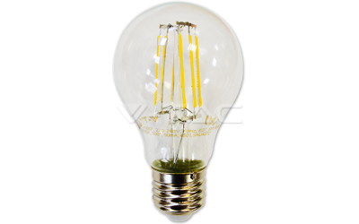Retro LED žiarovka E27 6W, SMD, teplá biela, 300°, sklená