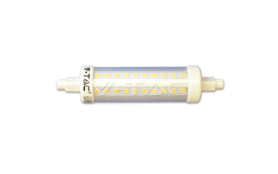 LED žiarovka R7S 10 W  teplá biela plastová
