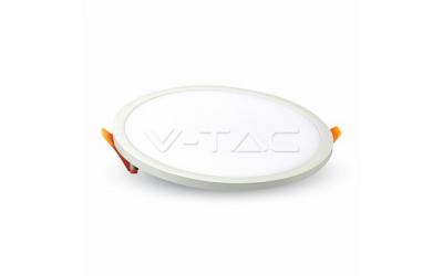 LED zapustený panel TRIMLESS kruhový 15W denná biela