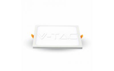 LED zapustený panel TRIMLESS štvorcový 15W studená biela