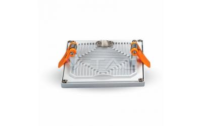 LED zapustený panel TRIMLESS štvorcový 15W studená biela