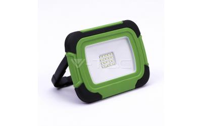 LED prenosný nabíjateľný reflektor 10 W čierny 6400K