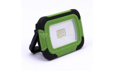 LED prenosný nabíjateľný reflektor 20 W čierny 6400K