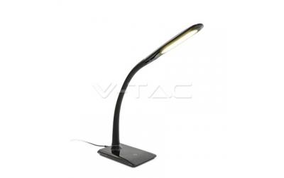 LED stolná lampa 7 W denná biela čierna