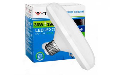 LED žiarovka UFO E27 36 W denná biela