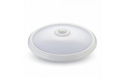 LED stropné svietidlo s IR senzorom pohybu 12 W denná biela IP20 plast