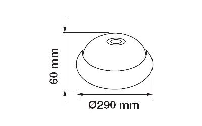 LED stropné svietidlo s IR senzorom pohybu 12 W denná biela IP20 plast
