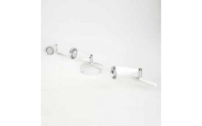 Nástenný LED luster 3 x 4,5 W denná biela biely  