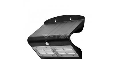 LED solárne svietidlo 6,8 W denná biela čierne
