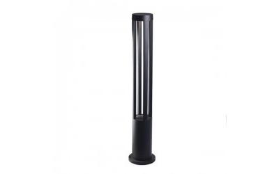 LED záhradné svietidlo stĺpik 10 W 80 cm denná biela čierne