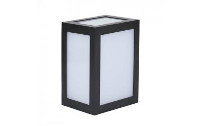 LED nástenné svietidlo kváder 12 W denná biela IP65 čierne