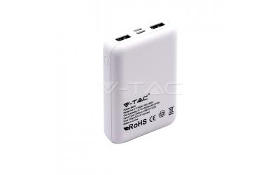 Powerbanka 10000 mAh biela s displejom