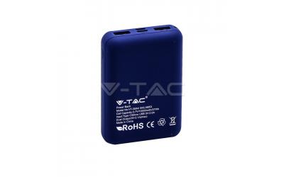 Powerbanka 10000 mAh tmavo-modrá s displejom
