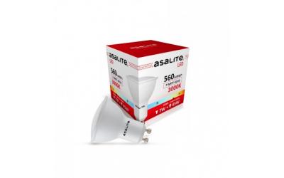 LED bodová žiarovka GU10 7W teplá biela mliečna biela