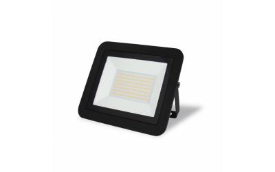 LED reflektor 50 W denná biela čierny