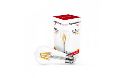 LED žiarovka filament 8 W teplá biela ST64