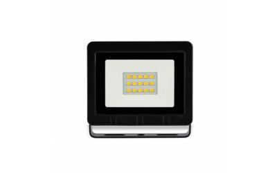 LED reflektor 10 W denná biela čierny
