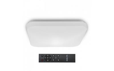 LED stropné svietidlo OLIVIA SQUARE OPAL 48 W so zmenou farby svetla a stmievaním cez DO 