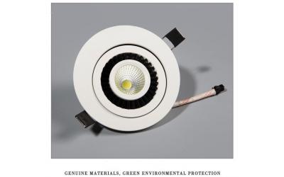 CALE LED downlight otočným telom 12 W teplá biela biele telo