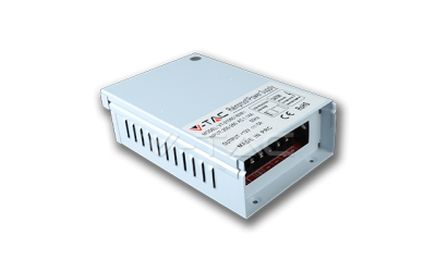 Kovový napájací adaptér pre LED pásiky IP44  - 80 W, 