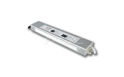 Kovový napájací adaptér pre LED pásiky IP65  - 45 W,
