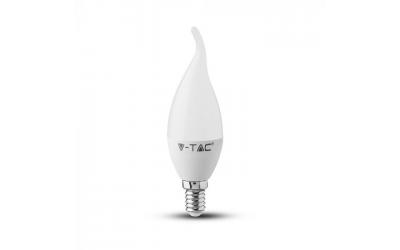LED žiarovka E14 5,5 W sviečka so špičkou teplá biela 5 rokov záruka