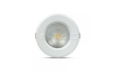 LED downlight kruh 10 W studená biela A++ vysokosvietivé