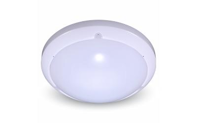 LED svietidlo 16 W s mikrovlnným senzorom studená biela plastové IP44
