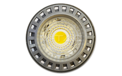 Bodová LED žiarovka GU10 6W, COB, teplá biela, 110°, stmievateľná