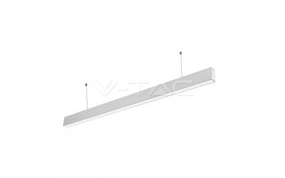 LED závesné lineárne svietidlo sivé 40 W denná biela 120 cm 