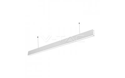LED závesné lineárne svietidlo biele 40 W denná biela 120 cm 