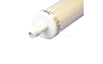 LED žiarovka R7S 10 W  teplá biela plastová