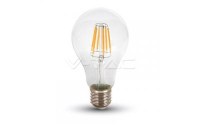 LED filament žiarovka 8W teplá biela E27 klasik