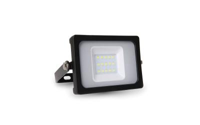 LED reflektor SLIM 10 W denná biela čierny