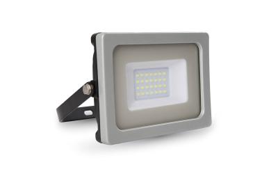 LED reflektor SMD SLIM 20 W, teplá biela, šedo-čierny