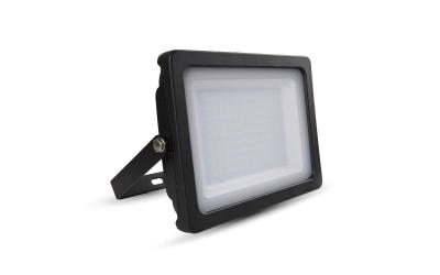 LED reflektor SLIM SMD 100 W studená biela čierny