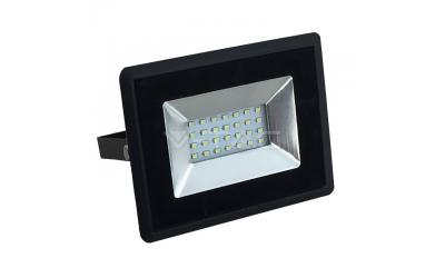 LED reflektor 20 W E-series studená biela čierny