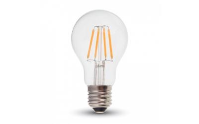 LED žiarovka filament E27 4 W studená biela klasický tvar