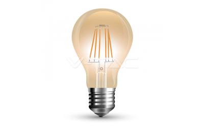 LED žiarovka filament 10 W E27 AMBER teplá biela