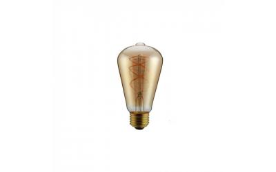 LED okrasná LED žiarovka E27 5 W Amber teplá biela stmievateľná